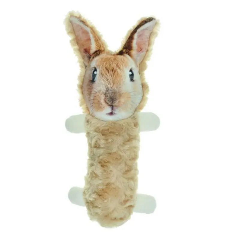 FurRealz Tubular Squeaker Dog Toy - Rabbit