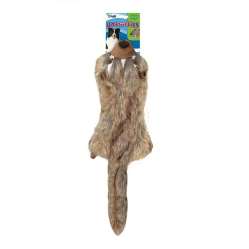 Grriggles Unstuffies Dog Toy - Badger