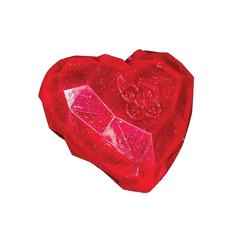 Spunky Pup Squeaky Gems Dog Toy - Heart