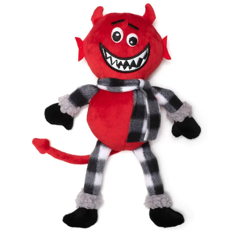 Worthy Dog Halloween Buffalo Dog Toy - Devil