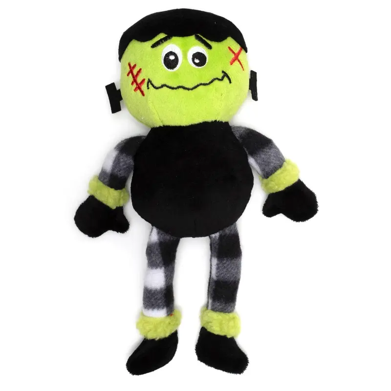 Worthy Dog Halloween Buffalo Dog Toy - Frankenstein