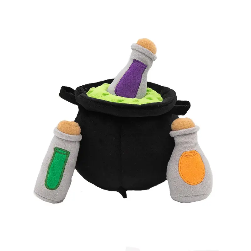 ZippyPaws Halloween Burrow Dog Toy - Witch's Brew