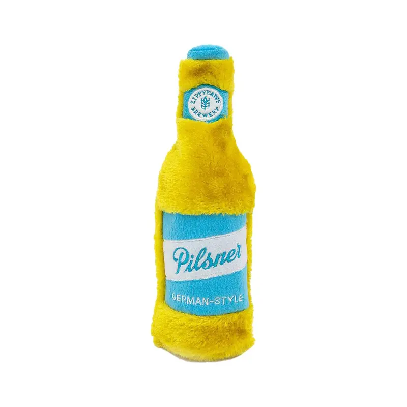 ZippyPaws Happy Hour Crusherz Dog Toy - Pilsner