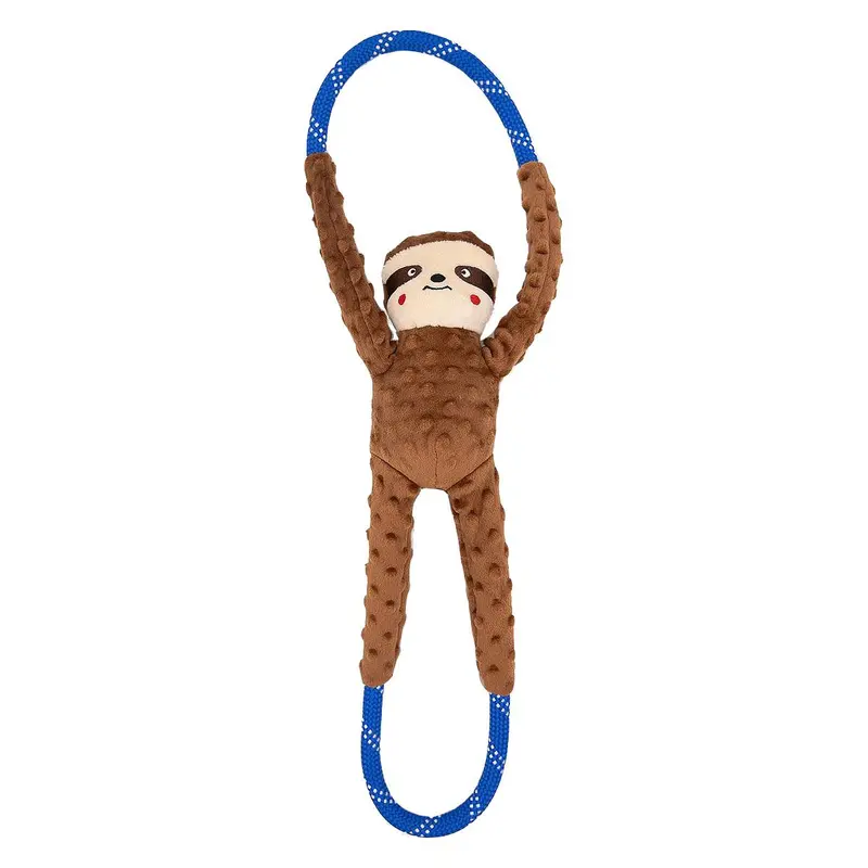 ZippyPaws RopeTugz Dog Toy - Sloth