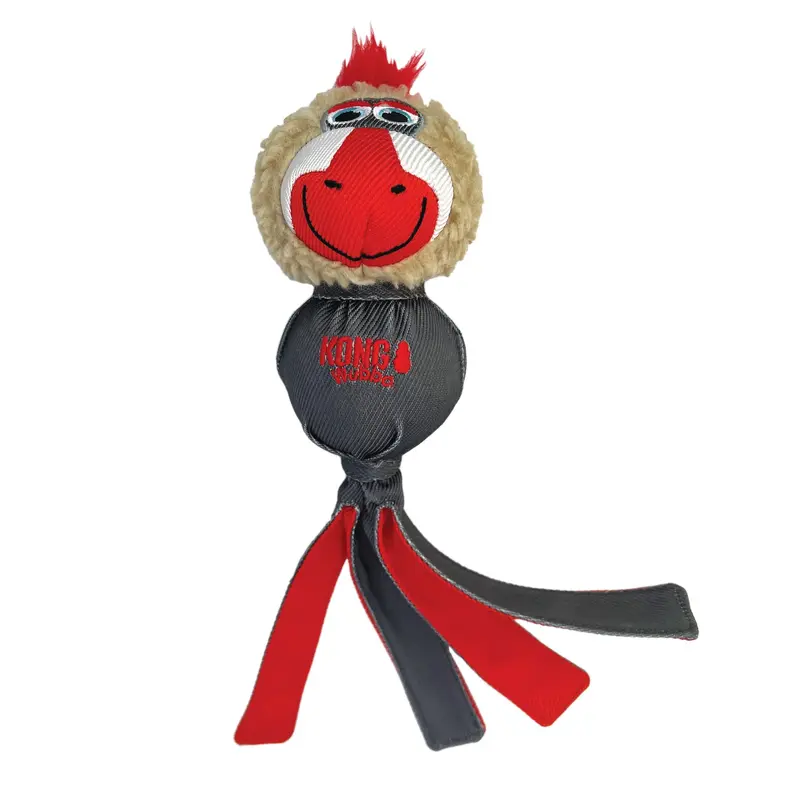 KONG Wubba Zoo Dog Toy - Mandrill