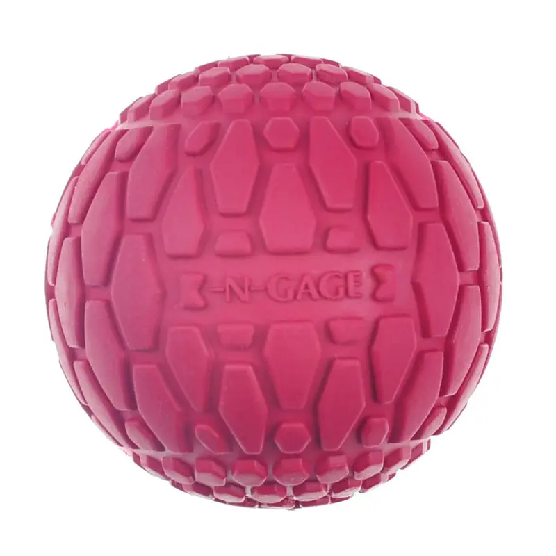 N-Gage Squeaker Ball Dog Toy - Red