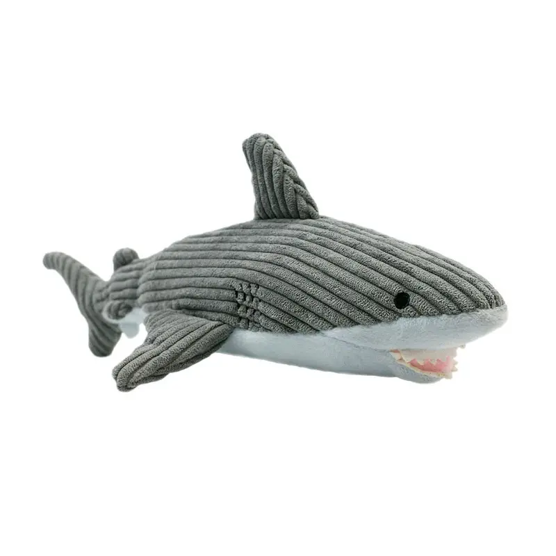 Tall Tails Plush Shark Crunch Dog Toy