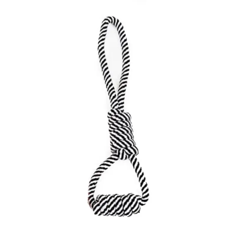 The MODERN PET CO. Loves Me Knot Rope Dog Toy - Black
