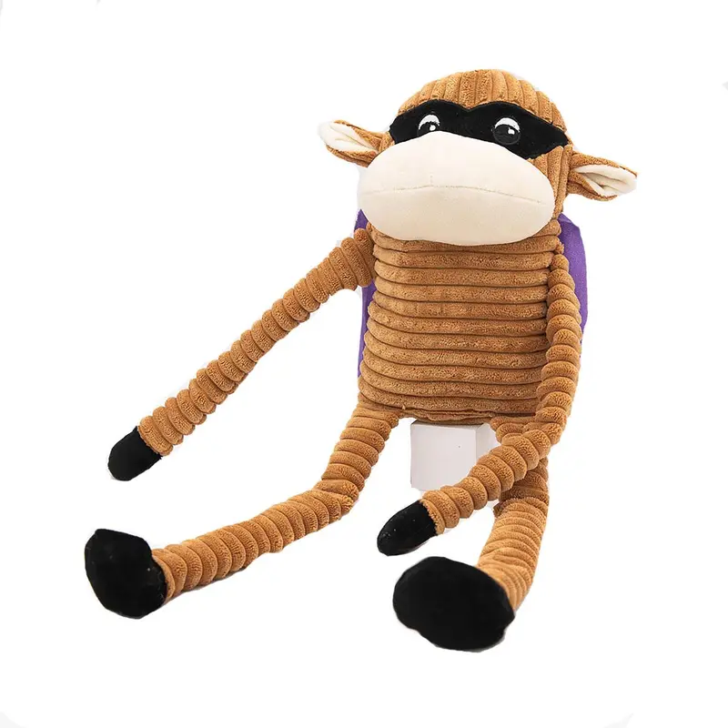 ZippyPaws Halloween Crinkle Monkey Dog Toy - SuperMonkey