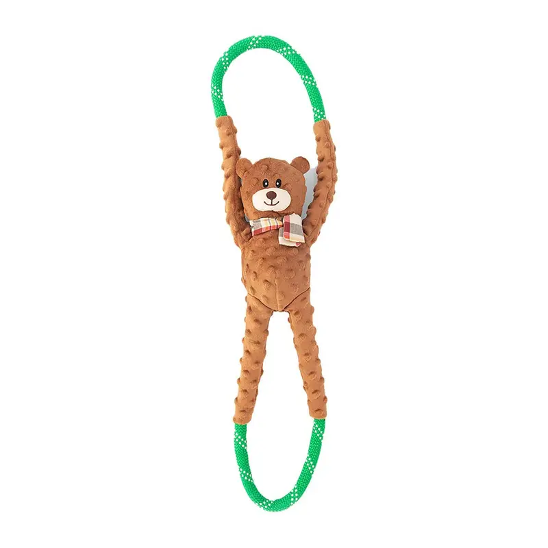 ZippyPaws RopeTugz Dog Toy - Bear