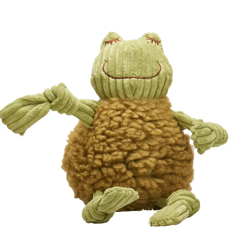 HuggleHounds Hugglefleece Fluffer-Knottie - Fiona the Frog