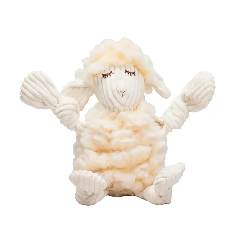 HuggleHounds Hugglefleece Fluffer-Knottie - Louise the Lamb