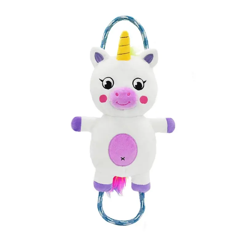 HugSmart Fairytale Story Rope Funz Dog Toy - Unicorn 