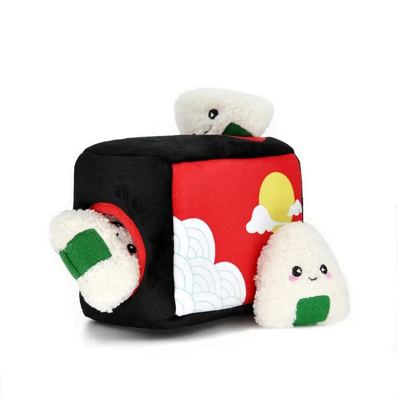 HugSmart Foodie Japan Puzzle Hunter Dog Toy - Bento Box