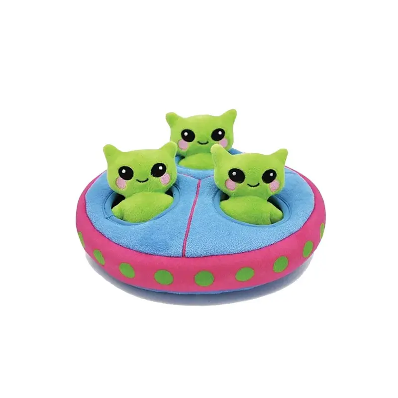 HugSmart Space Paws Puzzle Hunter Dog Toy - UFO