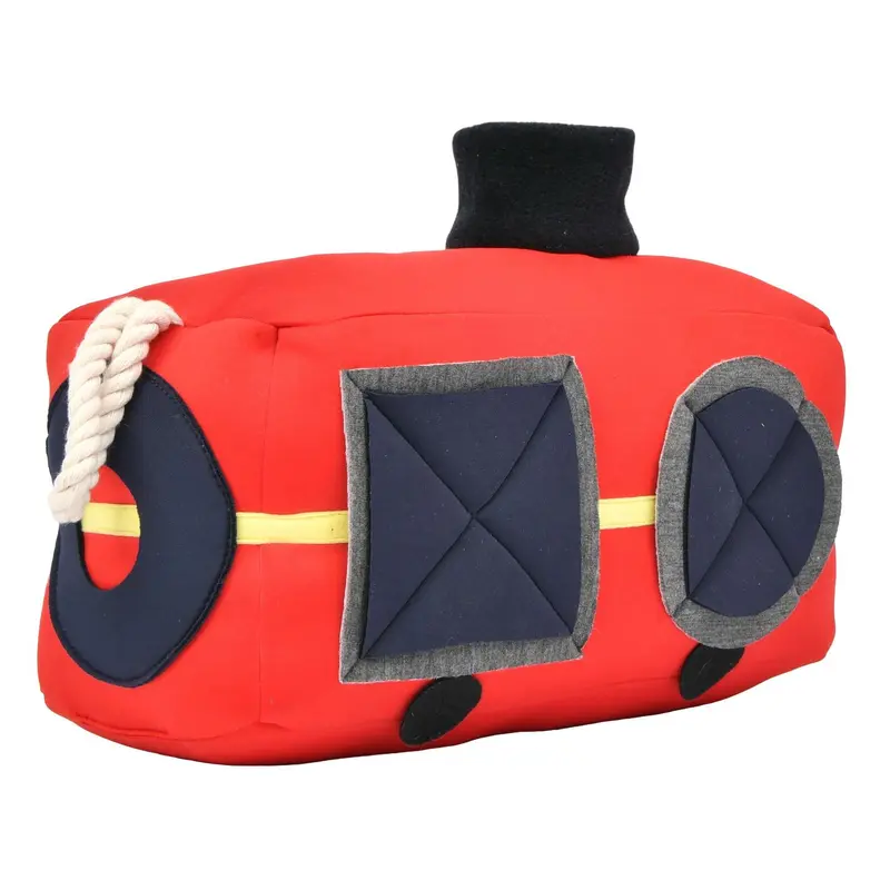 Pup Bus Dog Toy by Puppia - Red