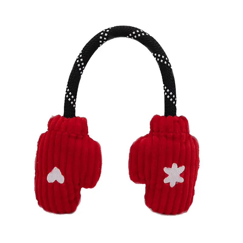 ZippyPaws Holiday RopeTugz Dog Toy - Mittens