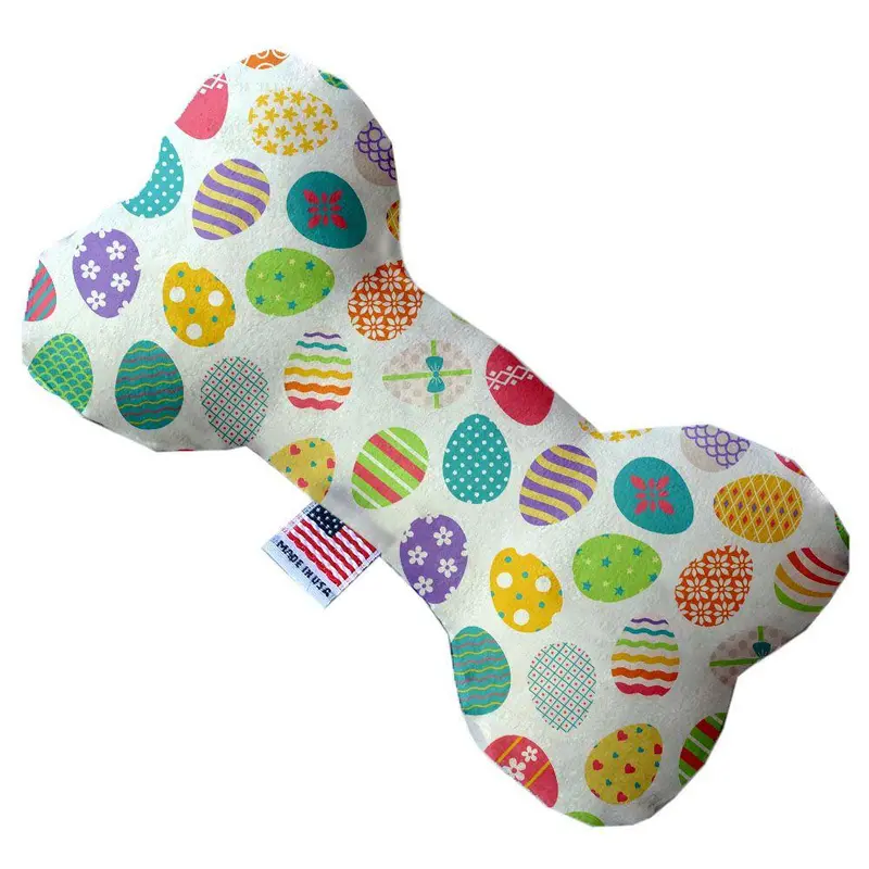 Bone Dog Toy - Easter Eggs