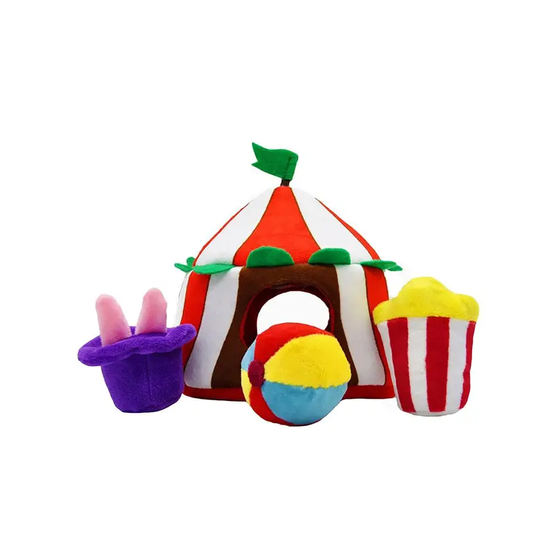 HugSmart Puzzle Hunter Dog Toy - Happy Circus