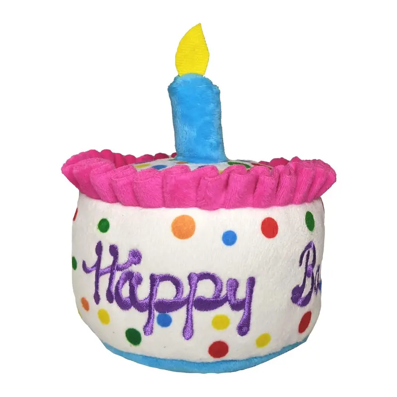 Huxley & Kent Power Plush Dog Toy - Happy Barkday