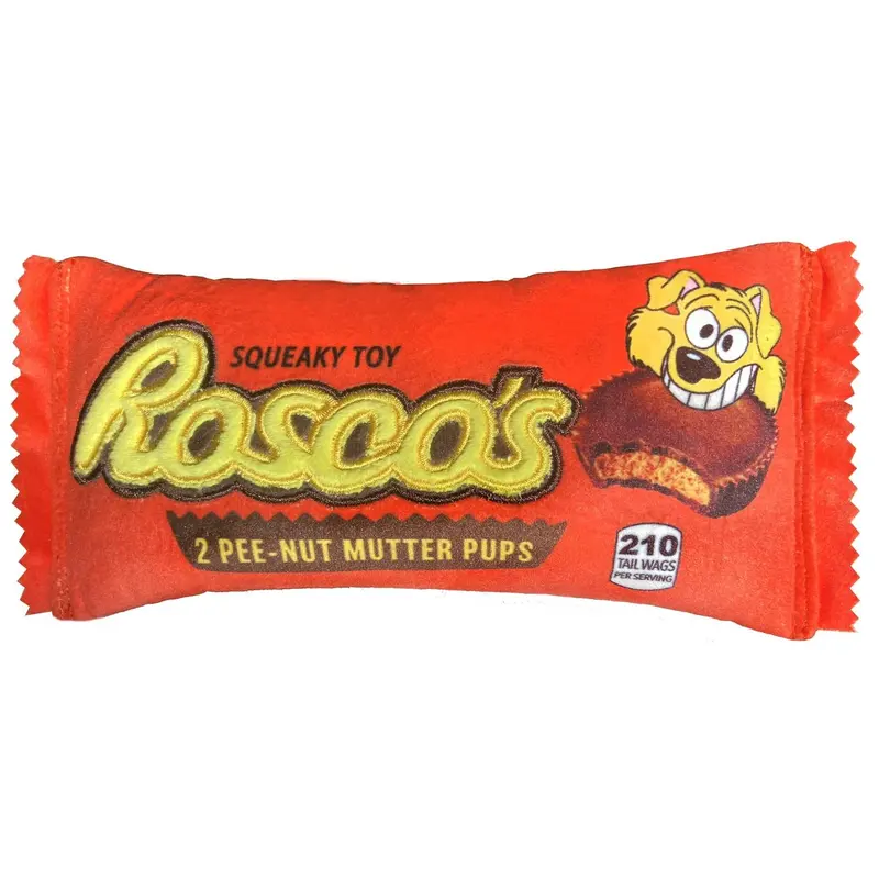 Huxley & Kent Power Plush Dog Toy - Rosco's Pee-Nut Mutter