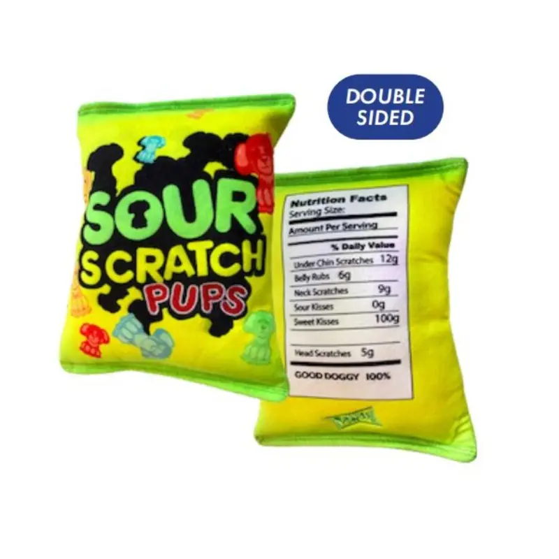 Huxley & Kent Power Plush Dog Toy - Sour Scratch Pups