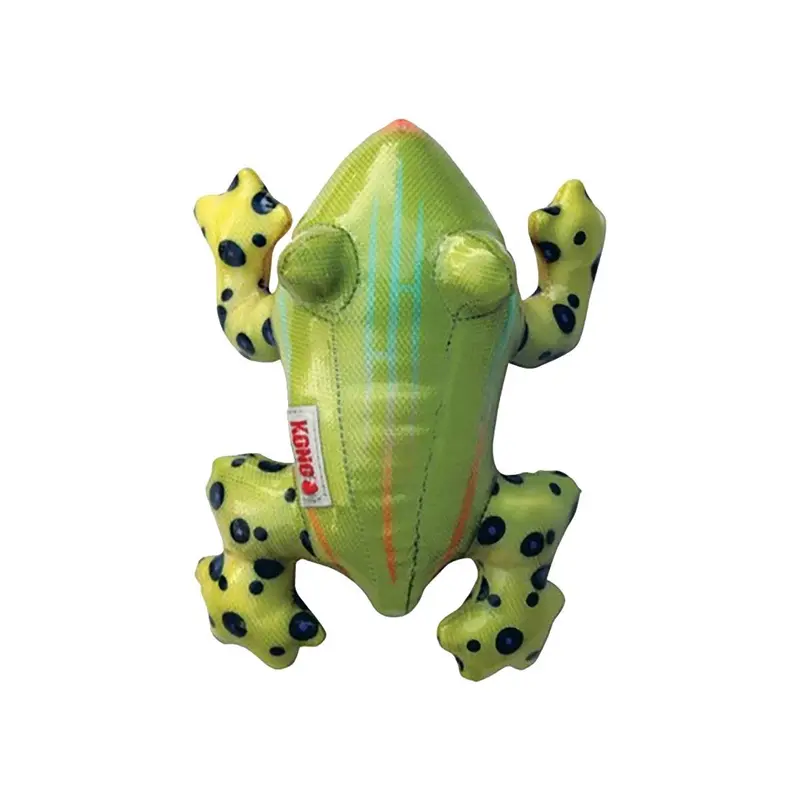 KONG Shieldz Tropics Dog Toy - Frog