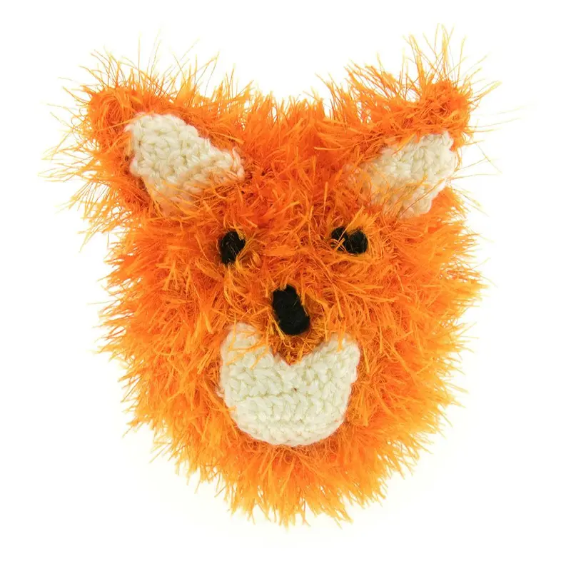 OoMaLoo Handmade Ball Head Dog Toy - Fox