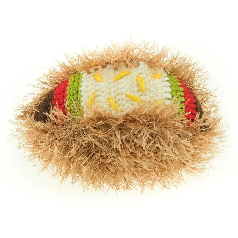 OoMaLoo Handmade Taco Dog Toy 