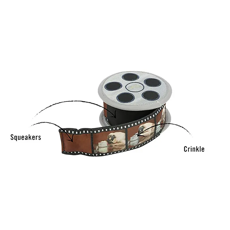 P.L.A.Y. Hollywoof Cinema Collection Dog Toy - Momo's Movie Reel