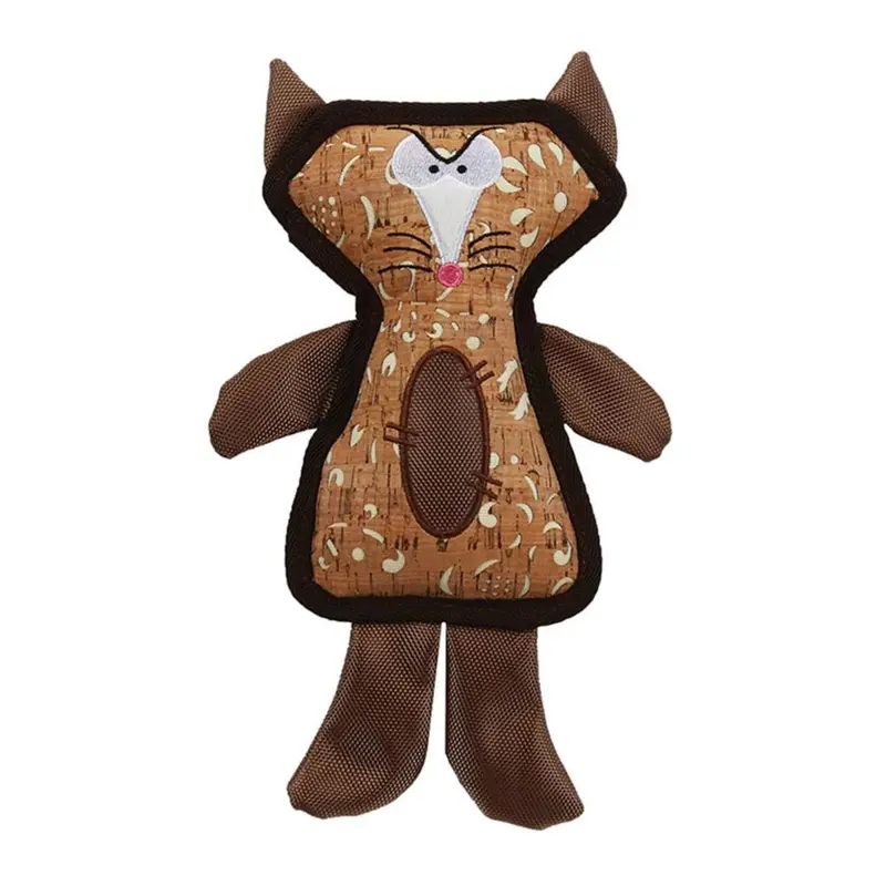 Zanies Corkie Friends Cuties Dog Toy - Fox
