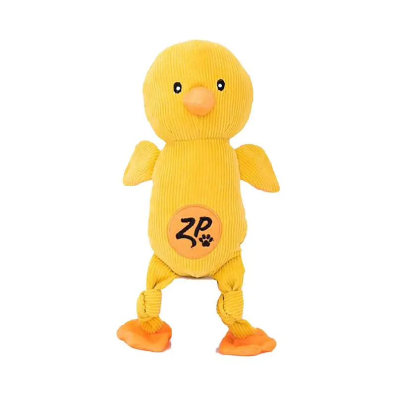ZippyPaws Corduroy Cuddlerz Dog Toy - Duck