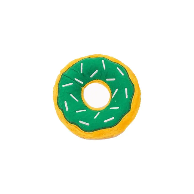 ZippyPaws Donutz Dog Toy - Shamrock Green