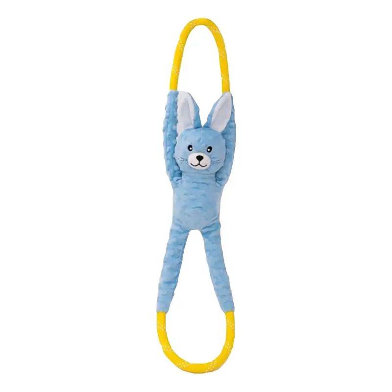 ZippyPaws RopeTugz Dog Toy - Easter Bunny