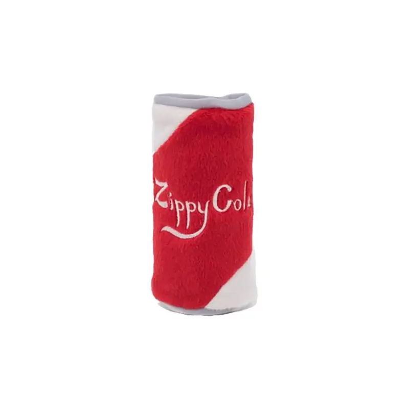 ZippyPaws Squeakie Can Dog Toy - Zippy Cola