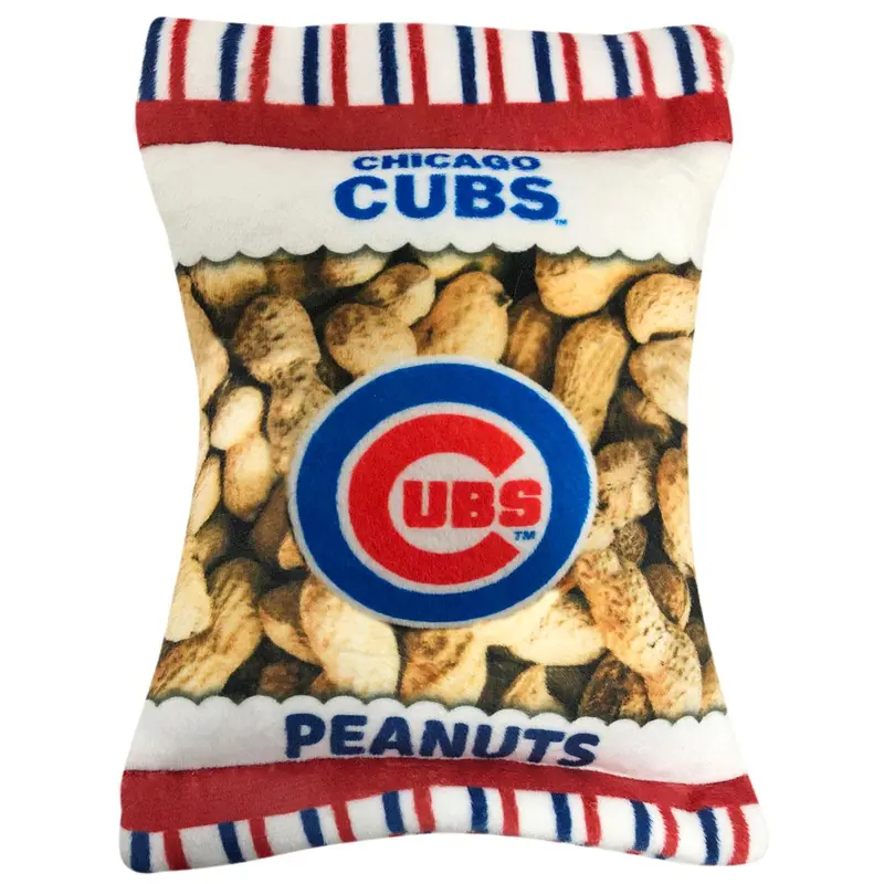 Chicago Cubs Peanut Bag Dog Toy by Pet's First