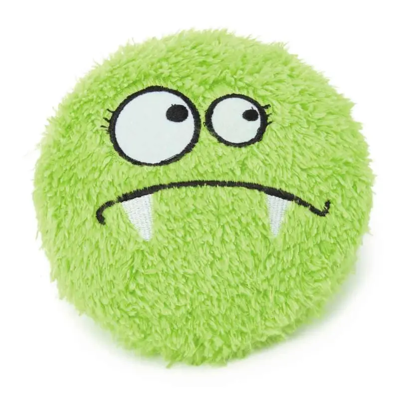 Digger's Cuddly Plush Emoji Discs Dog Toy - Green