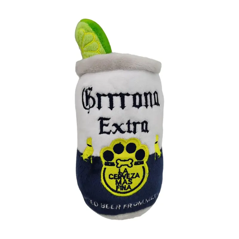 Haute Diggity Dog Grrrona Beer Can Plush Dog Toy