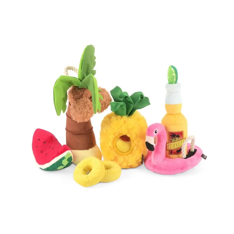 P.L.A.Y. Tropical Paradise Dog Toy Collection - 5 Piece Set