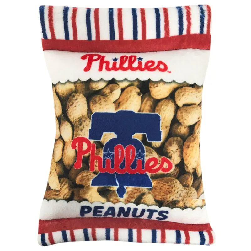 Philadelphia Phillies Peanut Bag Dog Toy by Pet's First