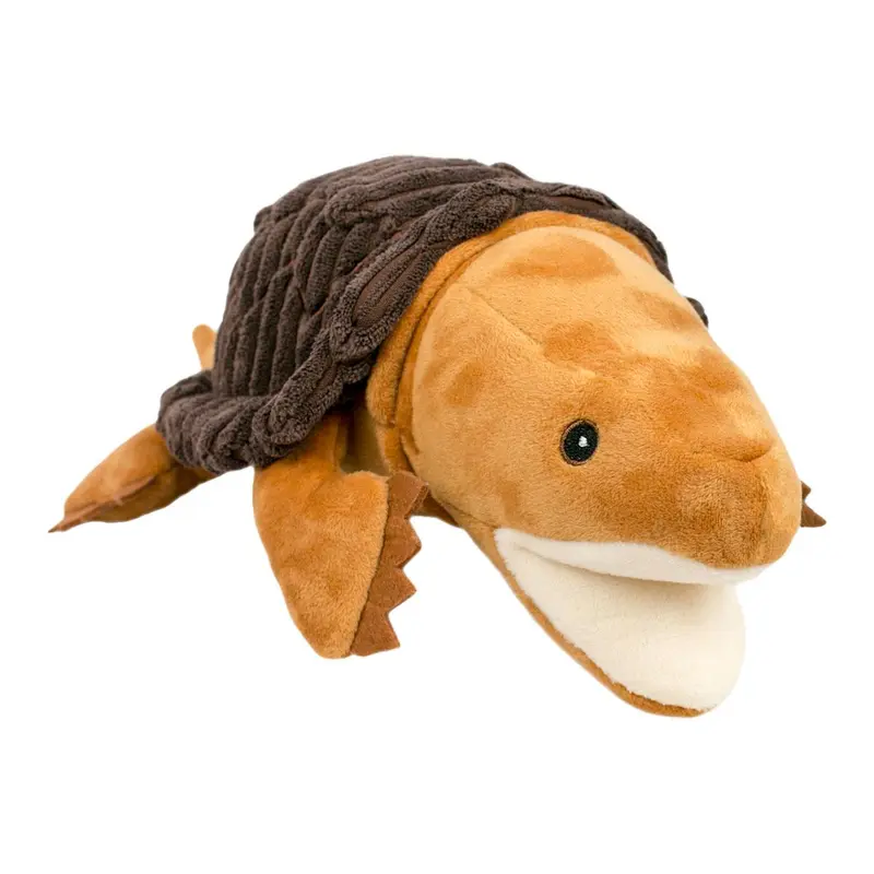 Tall Tails Plush Crunch Dog Toy - Snapping Turtle 15"