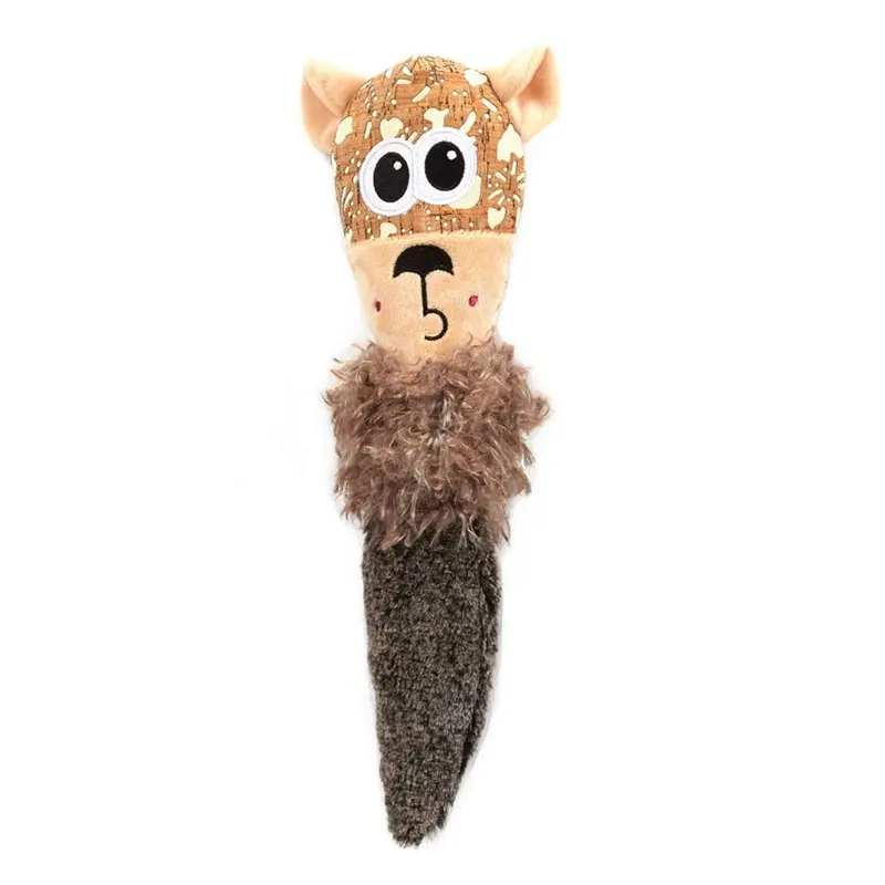 Zanies Corkie Friends Funny Faces Dog Toy - Sad