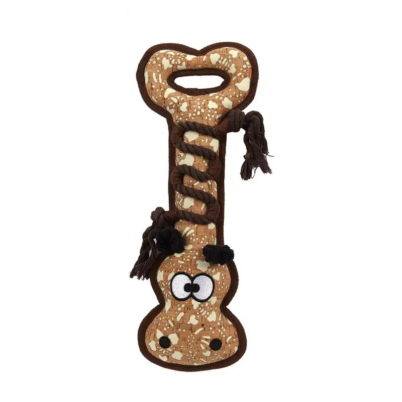 Zanies Corkie Friends Tough Tuggers Dog Toy - Black