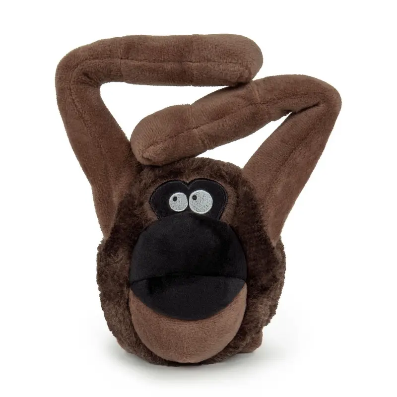 goDog Action Plush Dog Toy - Ape