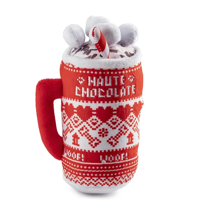 Haute Diggity Dog Holiday Plush Dog Toy - Haute Chocolate