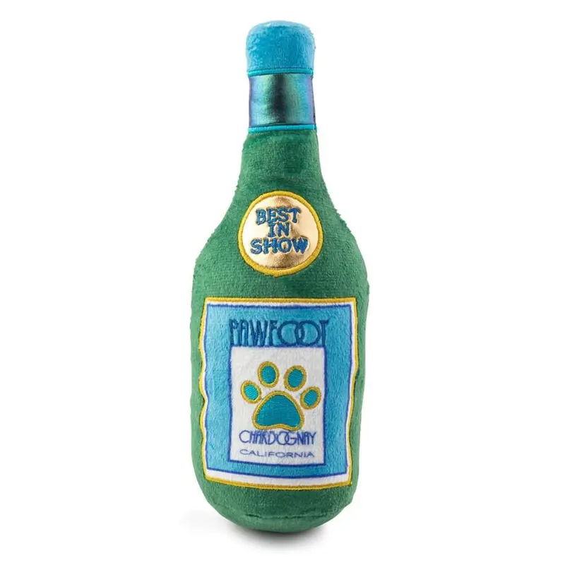 Haute Diggity Dog Pawfoot Wine Bottle Plush Dog Toy
