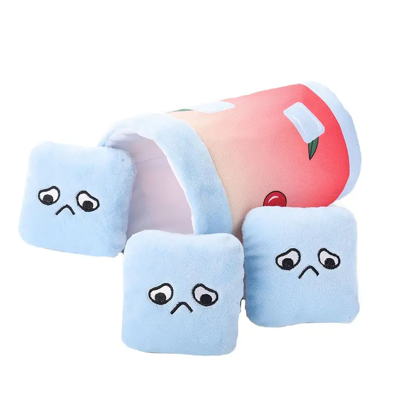 HugSmart Food Party Puzzle Hunter Dog Toy - Cherry Cocktail