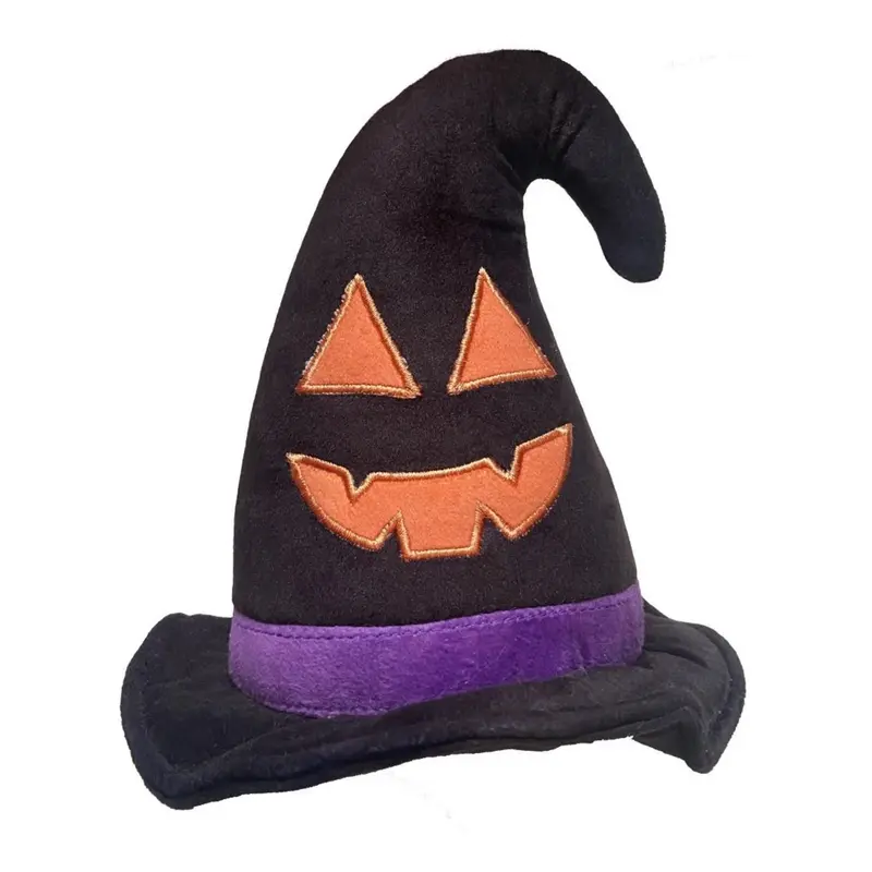 Huxley & Kent Halloween Power Plush Dog Toy - Witch Hat