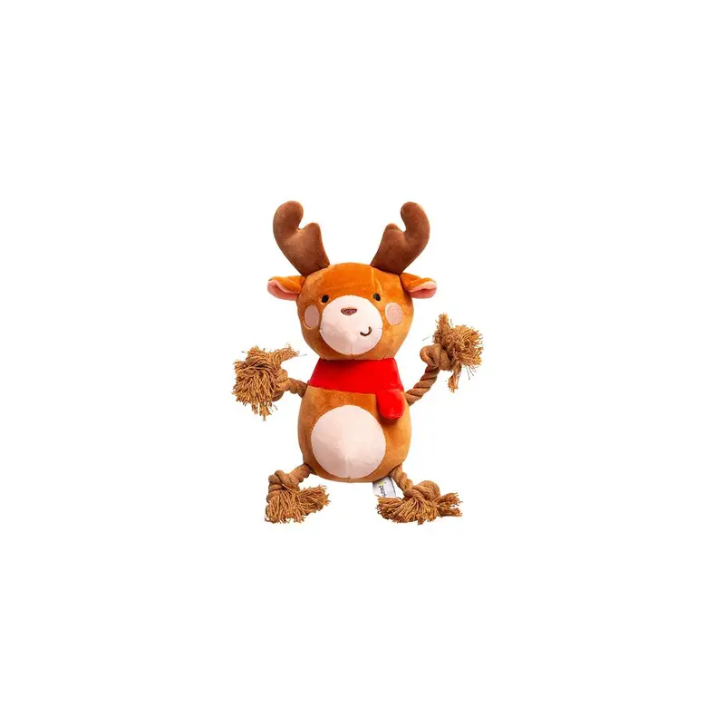 Pearhead Happy Holideer Dog Toy - Reindeer