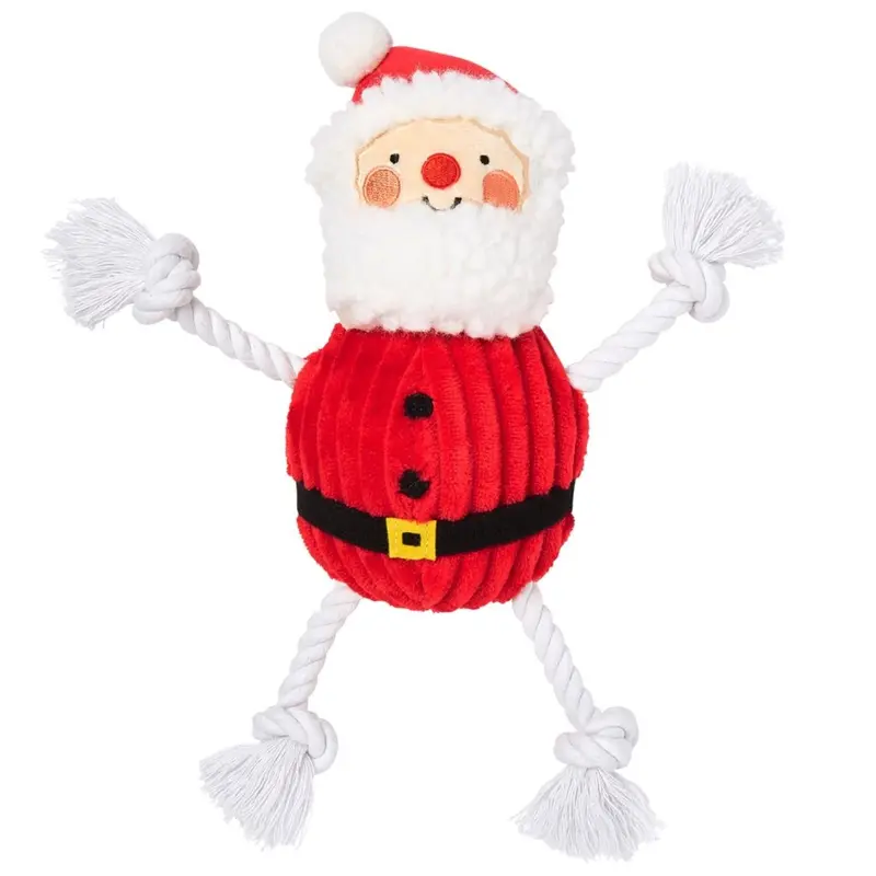 Pearhead Holiday Dog Toy - Real Santa Claus